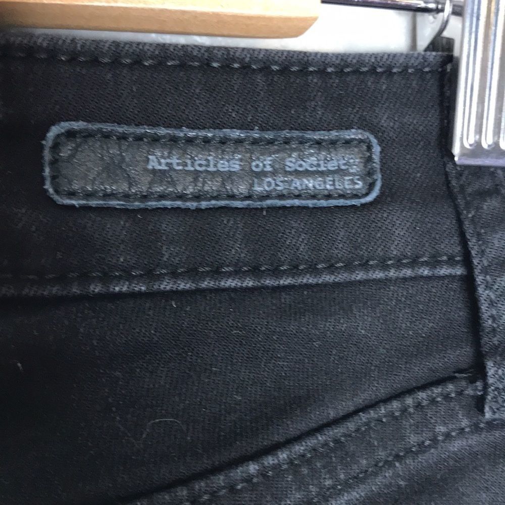 Articles of Society Skinny Jeans Distressed Black - Picture 7 of 12